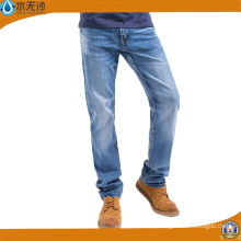 Pantalones vaqueros ocasionales baratos de la fábrica Denim Jeans Hot Hombre